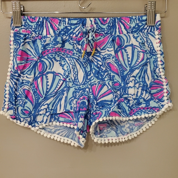 NWOT Lilly Pulitzer Pompom Shorts - My Fans - Picture 2 of 5